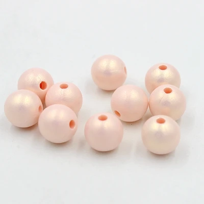 light pink Выбор 6,8, 10,12 круглые Многослойные Бусины из искусственного жемчуга матовые бусины украшения для рукоделия браслеты ожерелья для изготовления ювелирных изделий - Цвет: light pink