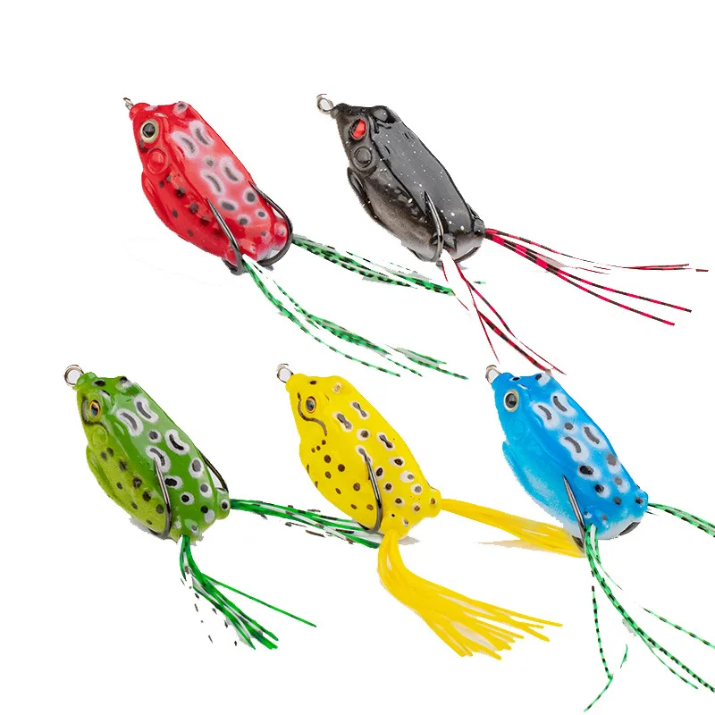 

5g/45mm 9g/50mm Fishing Lure for Bass Floating Perch Wobbler Fishing Silicone Frog Fishing Bait Soft Lure Fishing Artificial