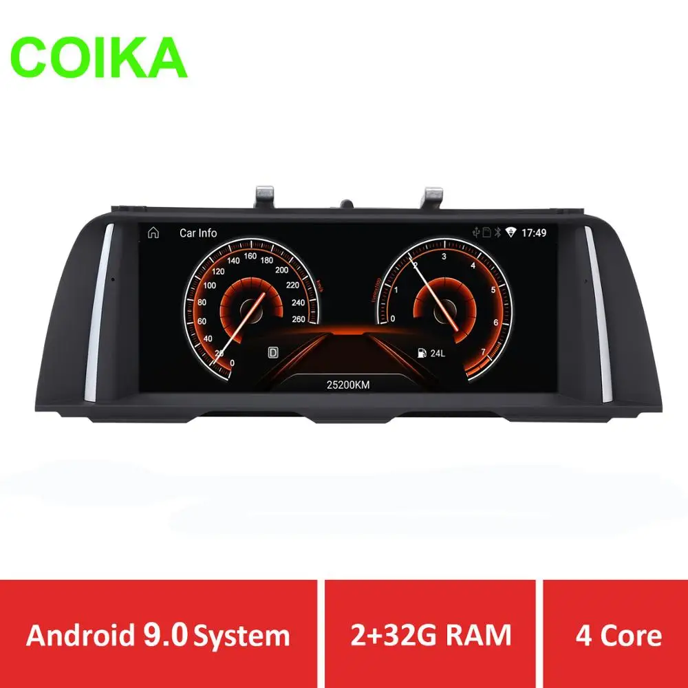 COIKA Android 9 0 система 2 + 32 Гб ram Автомобильная магнитола стерео для BMW 5 серии F10 F11 2011 2017