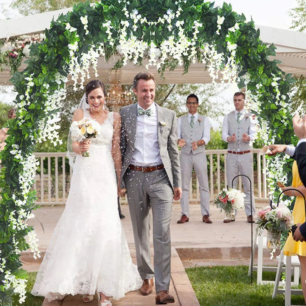 

Wedding Arch Decorative Garden Backdrop Pergola Iron Stand Flower Frame For Marriage Birthday Wedding Party Decoration DIY Arch