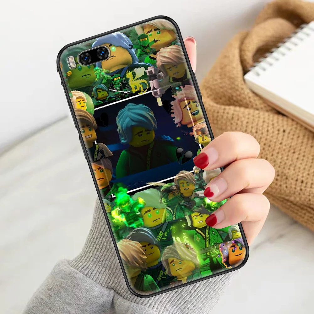 

legos cartoon Ninja Phone case For Xiaomi Mi Max Note 3 A2 A3 8 9 9T 10 Lite Pro Ultra black luxury waterproof trend prime