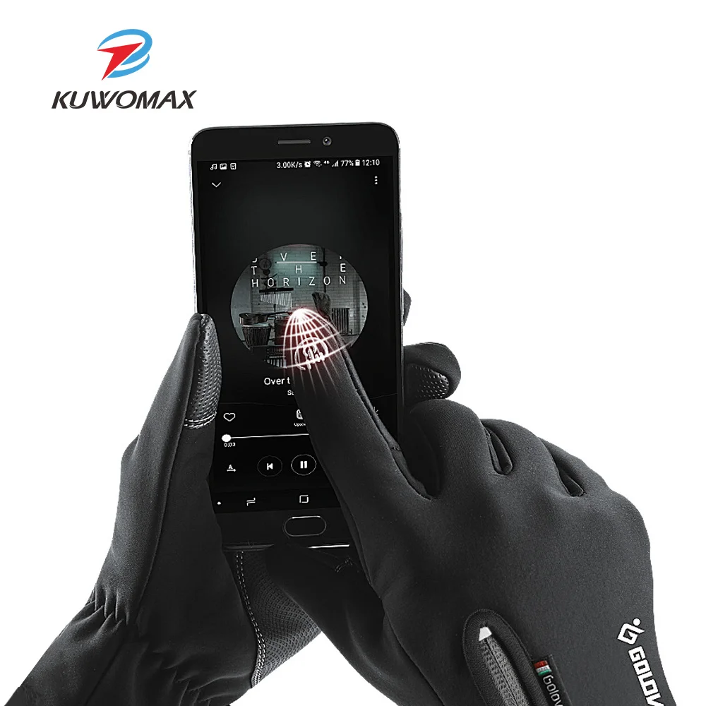 Велосипедные перчатки KUWOMAX для сенсорных экранов зимние велосипедные