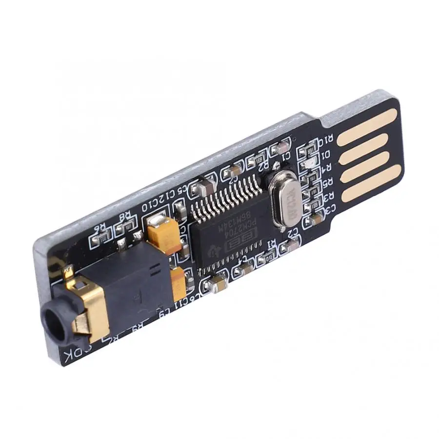 VHM 305 мини накопитель USB звуковая карта чип DAC декодер плата для ПК ноутбук