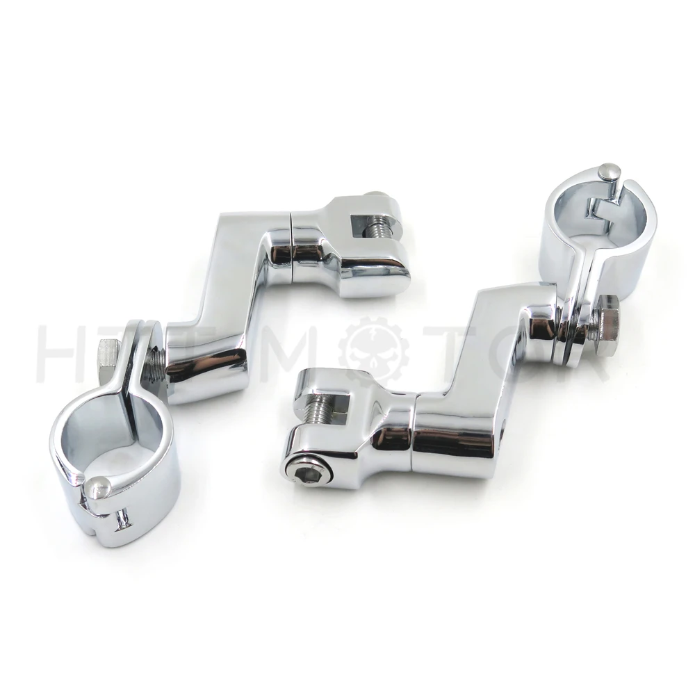 Запчасти для мотоциклов Kuryakyn Chrome Longhorn бесплатная доставка офсетные крепления 1