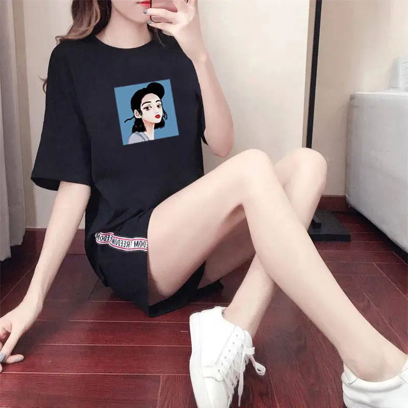 Женский спортивный костюм из двух предметов летний женский с коротким рукавом +