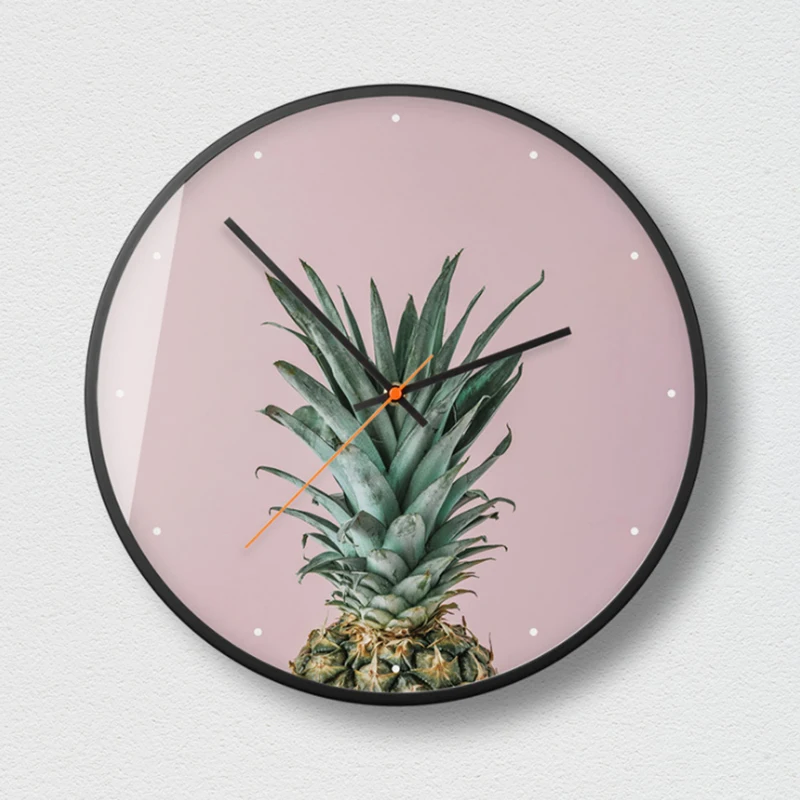 Новые Настенные часы большого размера роскошные с бесшумным механизмом