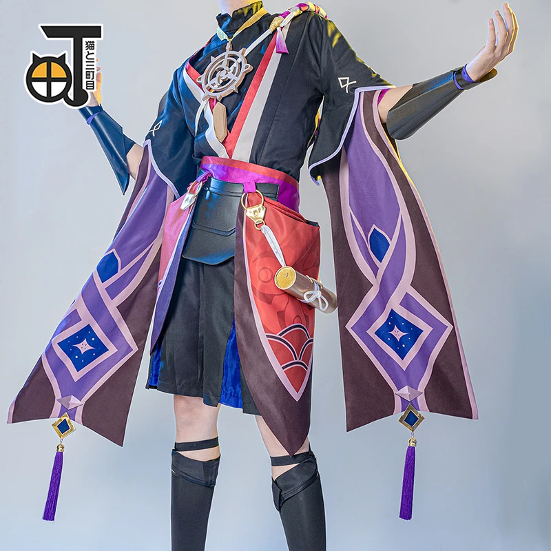 

Anime Genshin Impact Scaramouche Kunikuzushi Cosplay Costume Game Suit Halloween Carnival Party Men Adult Gorgeous Uniform