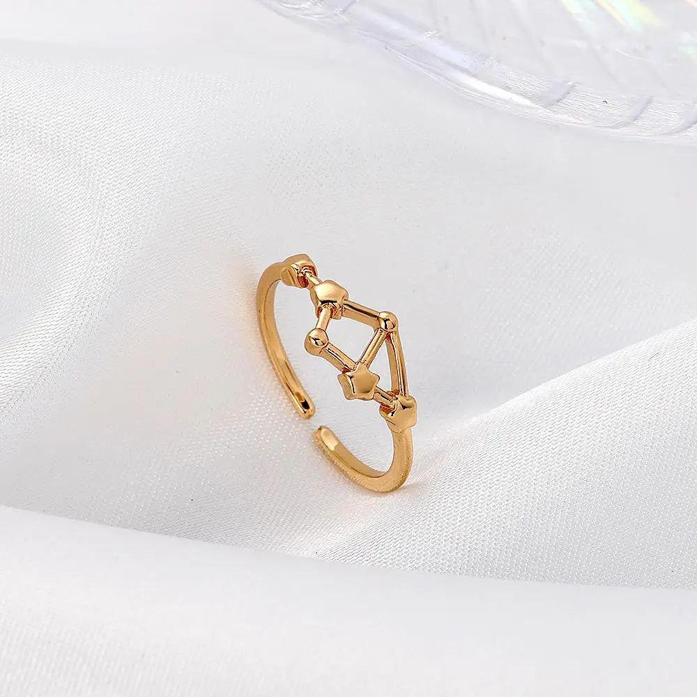 Кольца женские из нержавеющей стали 12 знаков зодиака Лев либра кольцо с