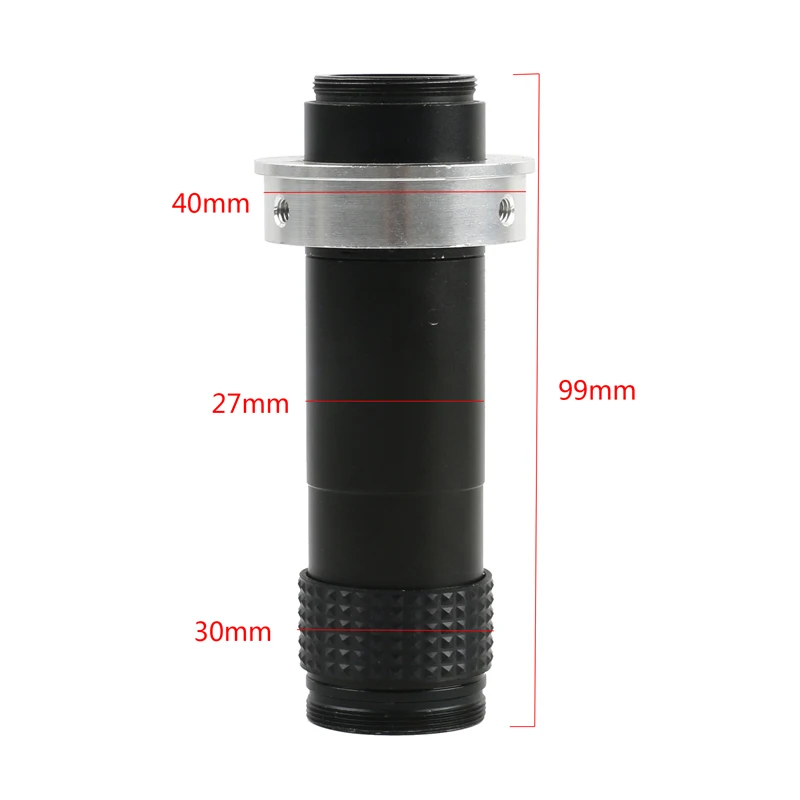 1X - 120X 15:1 High Coverag Distance C-mount Lens Continuous Zoom For CCD CMOS Industry Industrial Video Microscope Camera | Инструменты