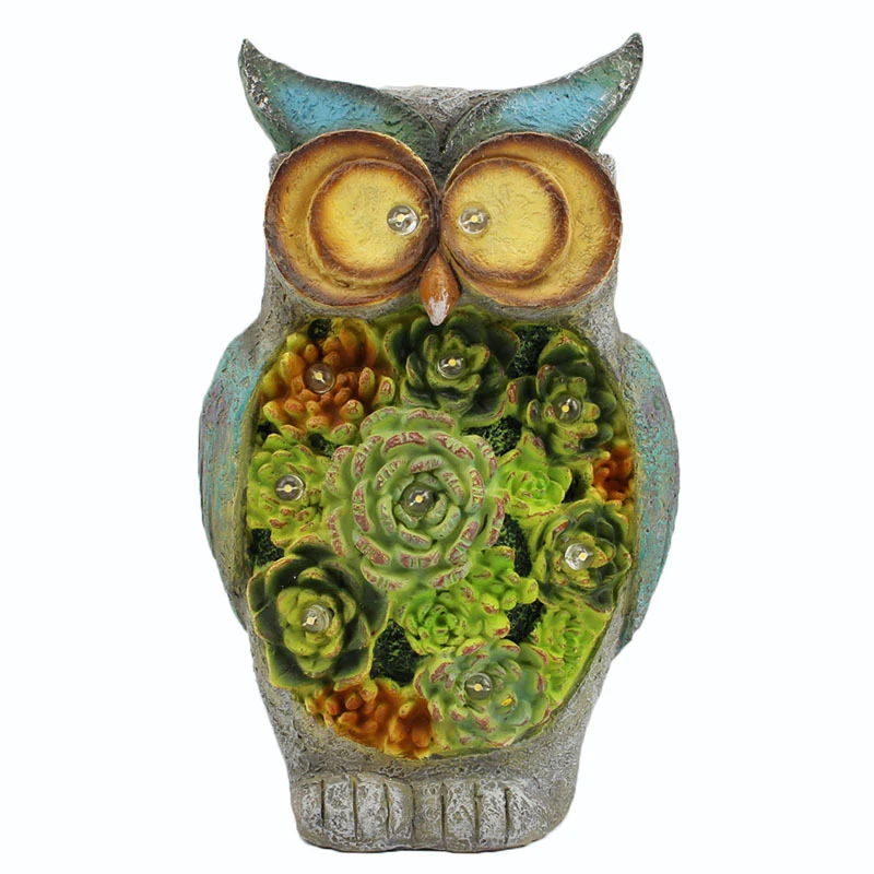 

Simulation Owl Statue Solar Animal Resin Ornaments For Garden Lawn Yard Decoration Decoration Jardin Yard Tuin Decor Jardim Tuin
