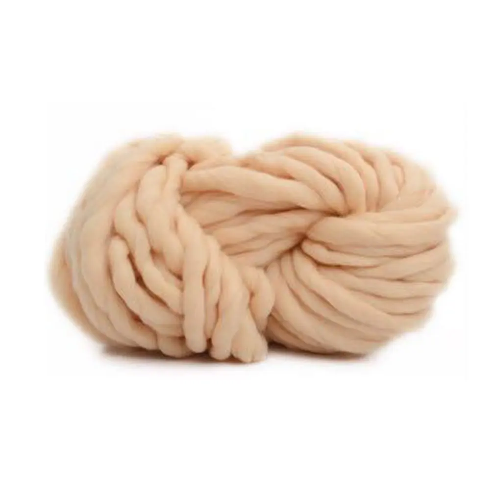 beige Новое поступление, 4 цвета, Мягкая шерстяная проволока, объемный толстый большой провод пряжа для ручного вязания, пряжа для вязания крючком, проволока для шапки, вязаный шарф, Kni - Цвет: beige