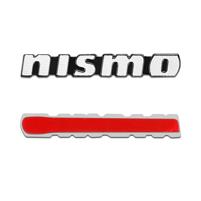 10pcs 3D Aluminum Badge Emblem Sticker for Nissan Nismo Accessories Car Styling Audio Decorate | Автомобили и мотоциклы