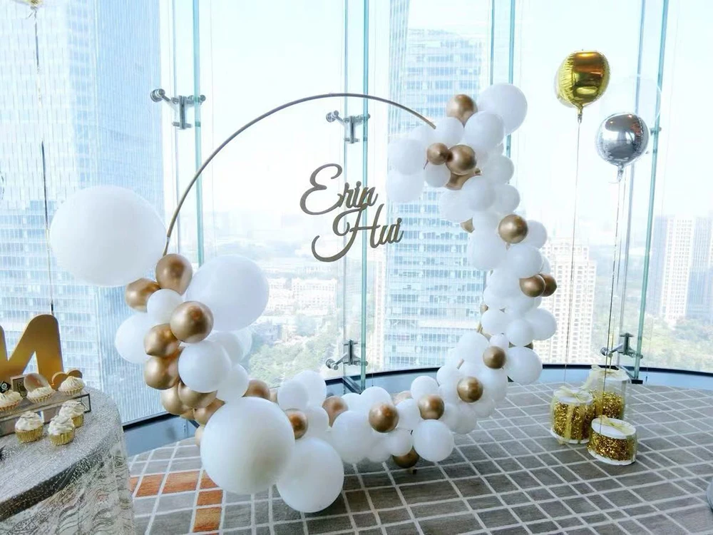 Реквизит для свадьбы дня рождения вечеринки декор из кованого железа круглое