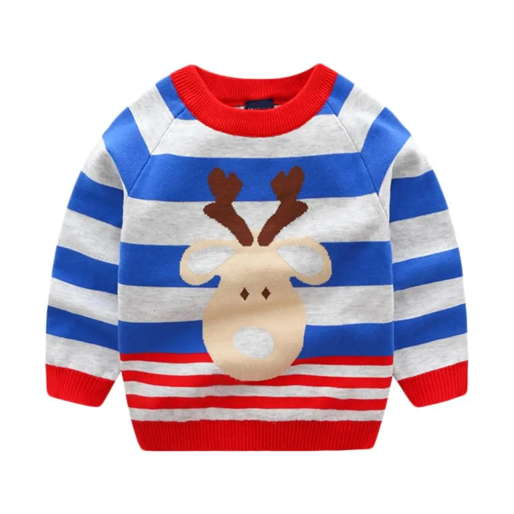 Милые рождественские свитера для маленьких девочек с героями мультфильмов