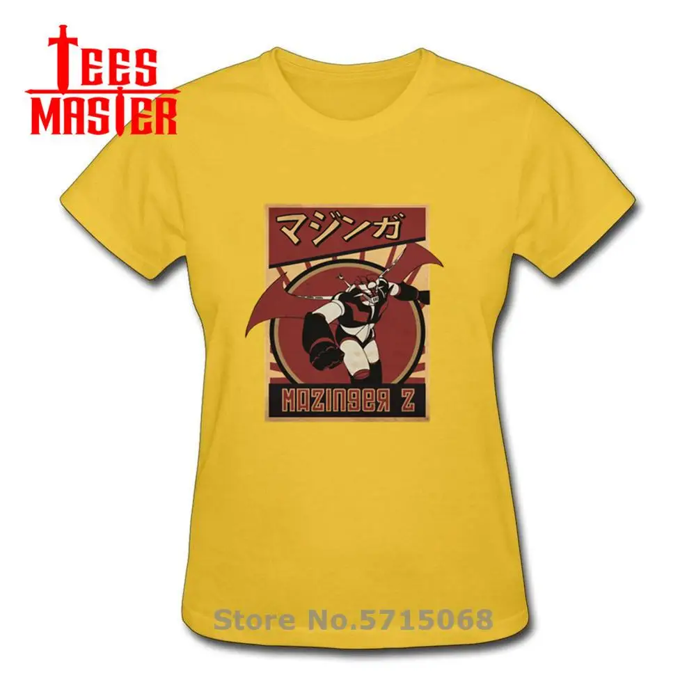Новая футболка с принтом художественной литературы футболки женская Robo grenaver Mazinga