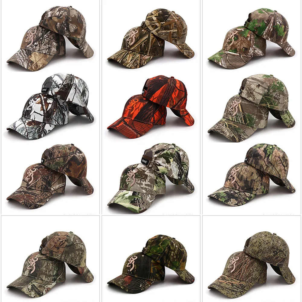 Новинка 2020 унисекс уличная Кепка для кемпинга охоты камуфляжная кепка Браунинг