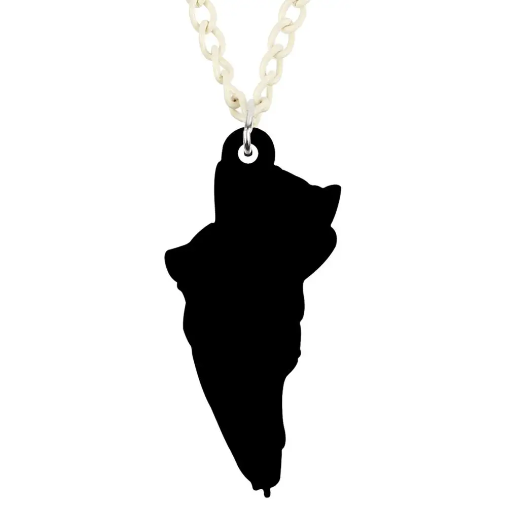 Bonsny акриловые рождественские носки короткие волосы кошка котенок ожерелье