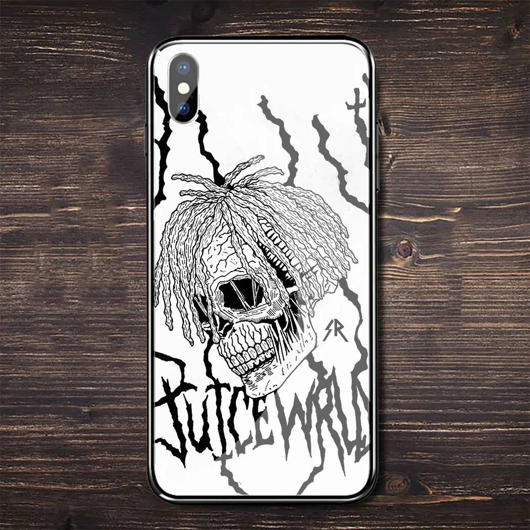 TG2 L44 Rapper Juice WRLD чехол из закаленного стекла для iphone 11 Por XS Max XR X 8 7 6 6S Plus 5 5S SE чехол - Цвет: TG2