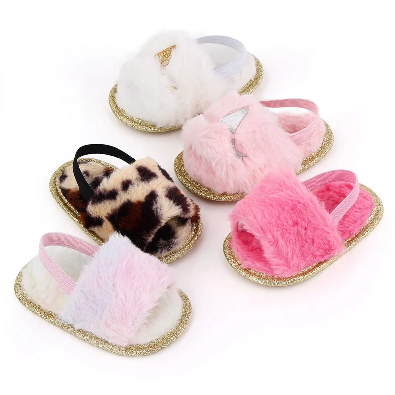 

lioraitiin 5Colors 0-18M Baby Shoes Newborn Soft Sole Walking Shoes Indoor Infant Toddlers Slip-on Boys Girls Crib Shoes