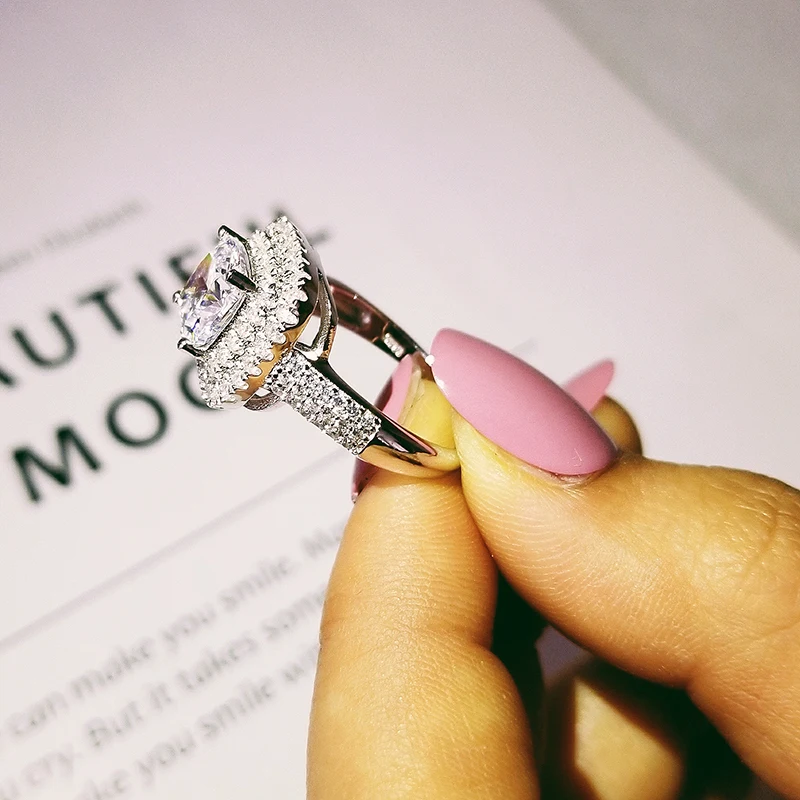 Оригинальные Модные 925 стерлингового серебра палец для женщин ювелирные изделия