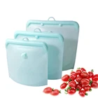 3 шт., многоразовые силиконовые герметичные контейнеры, 1500 мл, 1000 мл, 500 мл