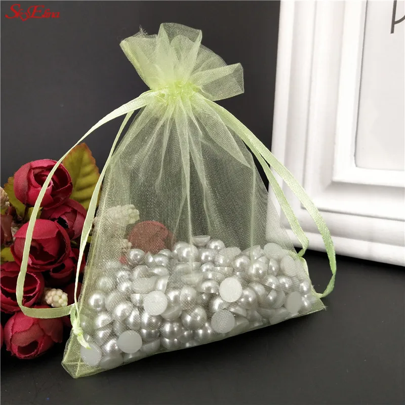 Мешочки из органзы для украшений упаковочные пакеты детских подарков конфет