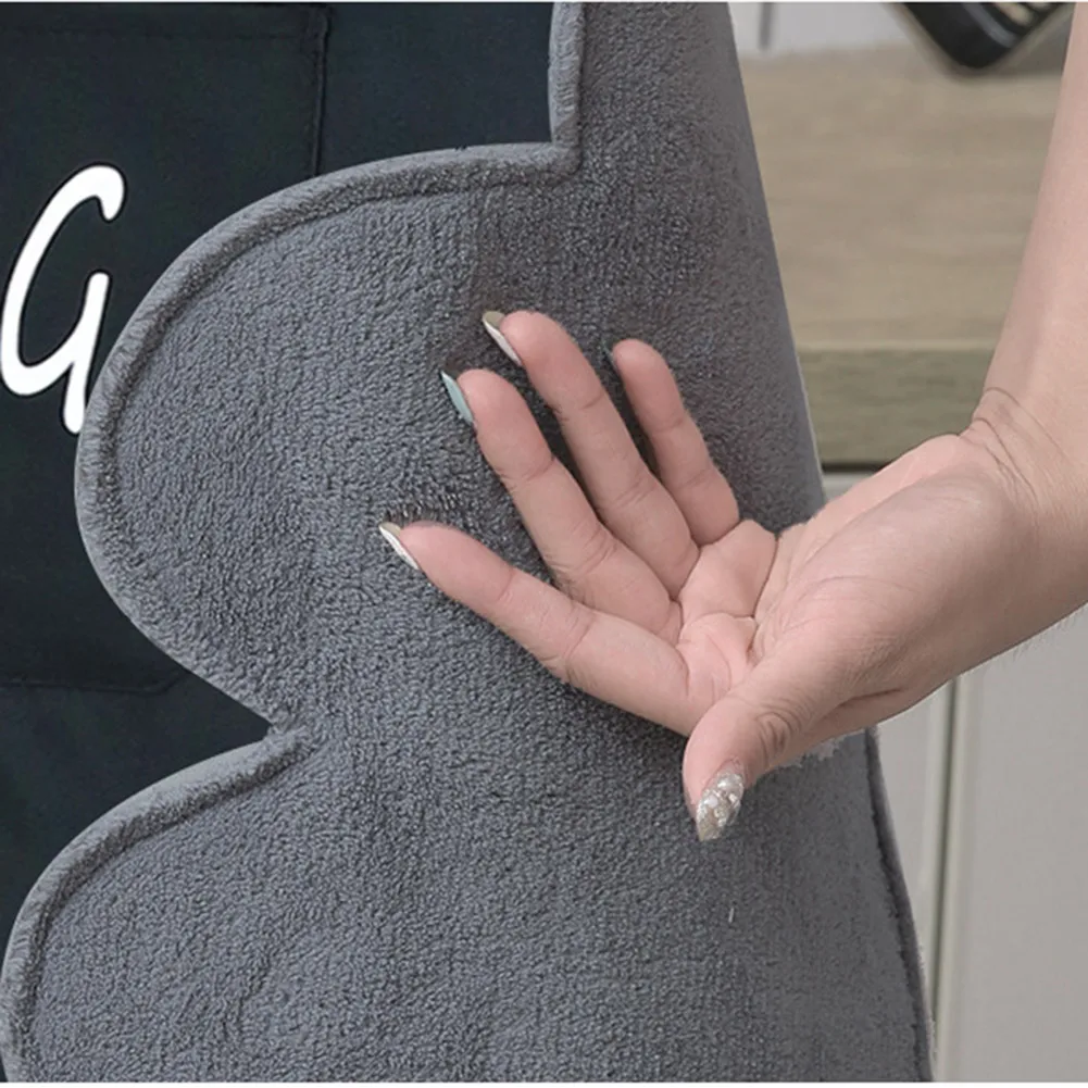 Кухонный водонепроницаемый фартук со стираемыми ручками нескользящий