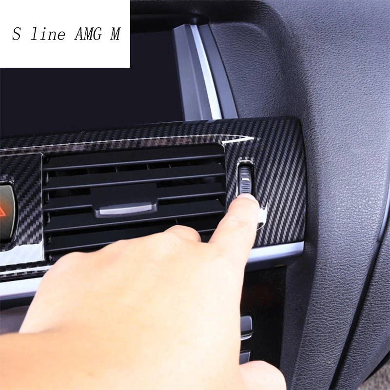 Автомобильный Стайлинг интерьера из углеродного волокна для BMW X3 X4 F25 F26