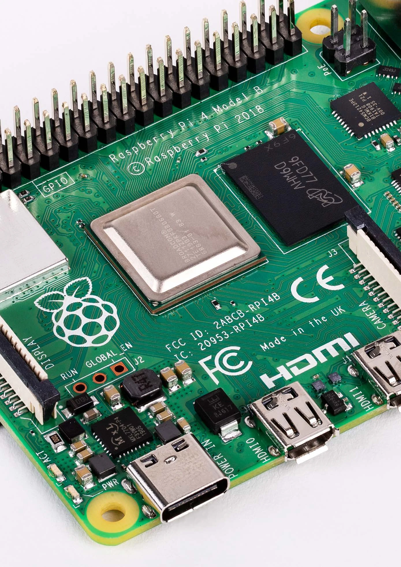 UK Raspberry Pi 4 модели B 1/2/4GB Оперативная память BCM2711 вариант Чехол | SD картой памяти на 32 Гб | переключатель Мощность | Micro HDMI | 9 Слои Чехол | вентилятор