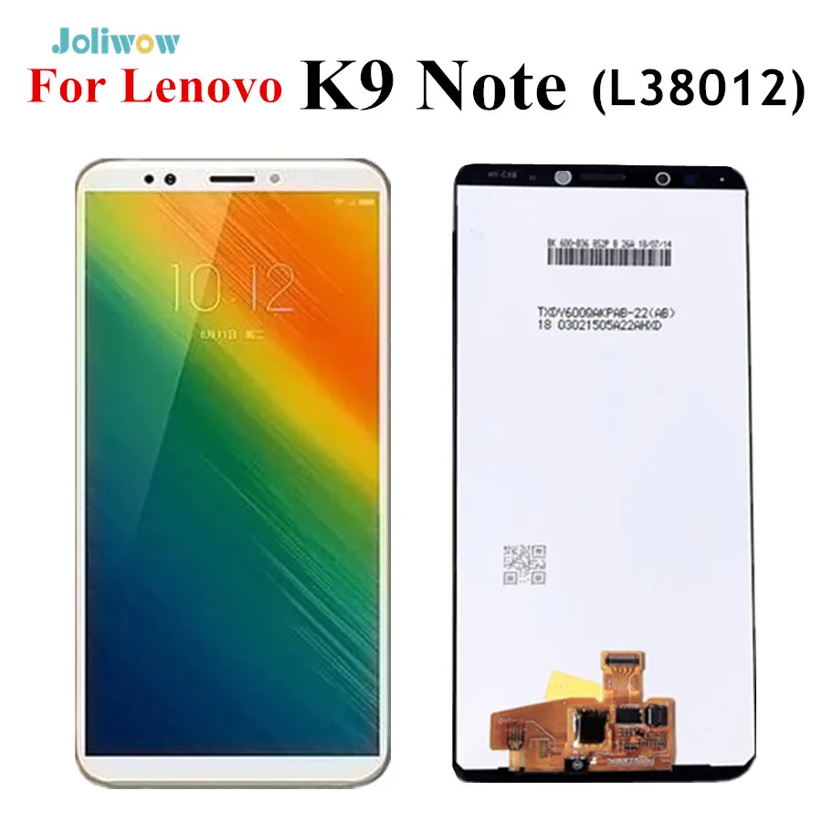 6 0 &quotдля Lenovo K9 Note ЖК дисплей с сенсорным экраном дигитайзер сборка для L38012 NOTE