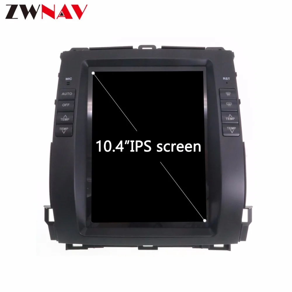 Verticl Tesla стиль Android 8,1 автомобильный dvd-плеер для Toyota Land Cruiser Prado 120 2002-2009 Lexus GX470 Автомобильный GPS Радио стерео