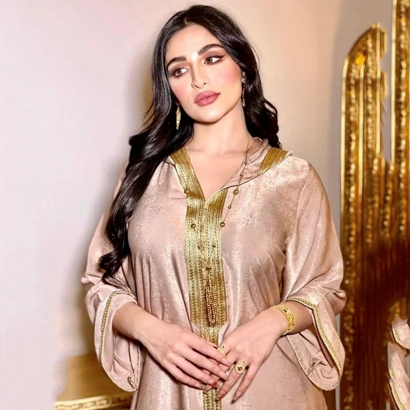 Женское Фланелевое платье Дубай арабское мусульманское абайя новинка сезона