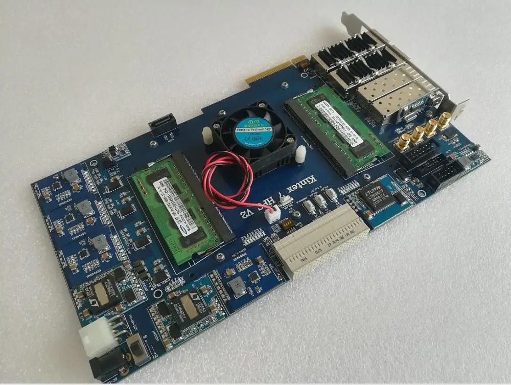 Плата xilinx fpga pcie плата xilinx fpga макетная плата pcie плата Kintex 7 XC7K420T XC7K325T xilinx pcie