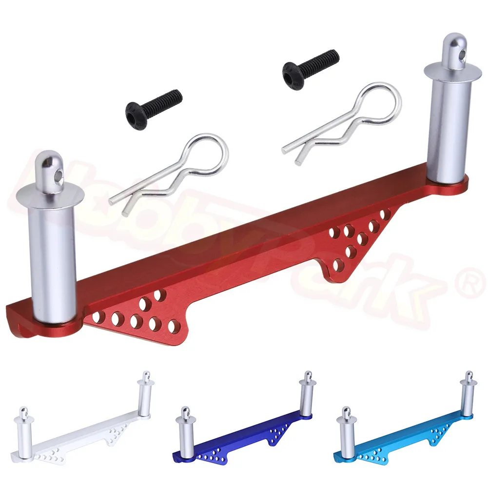 Металлические алюминиевые крепления переднего корпуса с зажимами для кузова 1/10