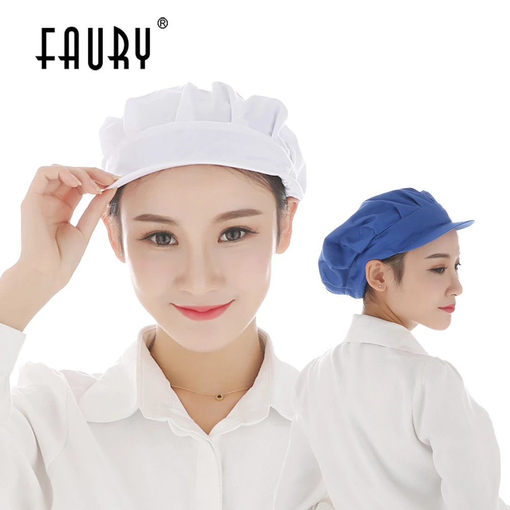

High Quality Breathable Chef Cooking Cap Unisex Chef Hats Restaurant Kitchen Uniform Baking Hotel Food Service Waiter Work Wear