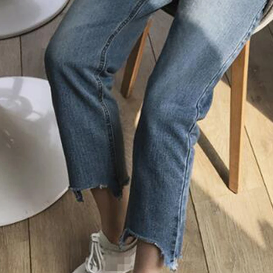 DISWEET Джинсы женские 2019 новые корейские винтажные брюки свободные прямые