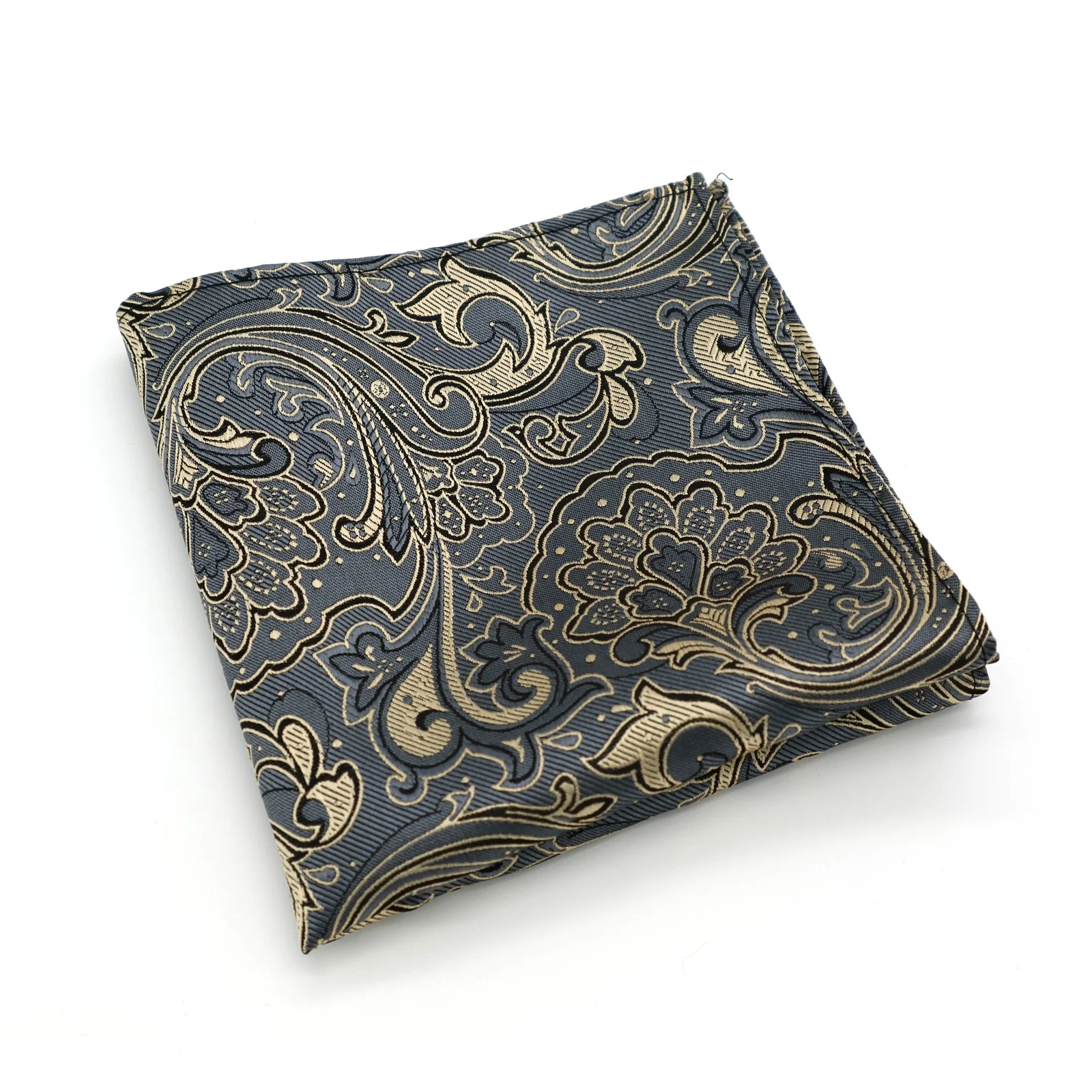 F026 PAISLEY 21-40 новые мужские шелковые платки Цветочные Пейсли карманные квадраты для костюмов пиджаки Свадебные вечерние деловые от 20 узоров - Цвет: F026 PAISLEY