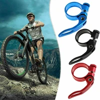 mountain bike mtb seat post saddle clamp bolt quick release 318mm 349mm lightweight alloy bike accessories parts for bicycle
