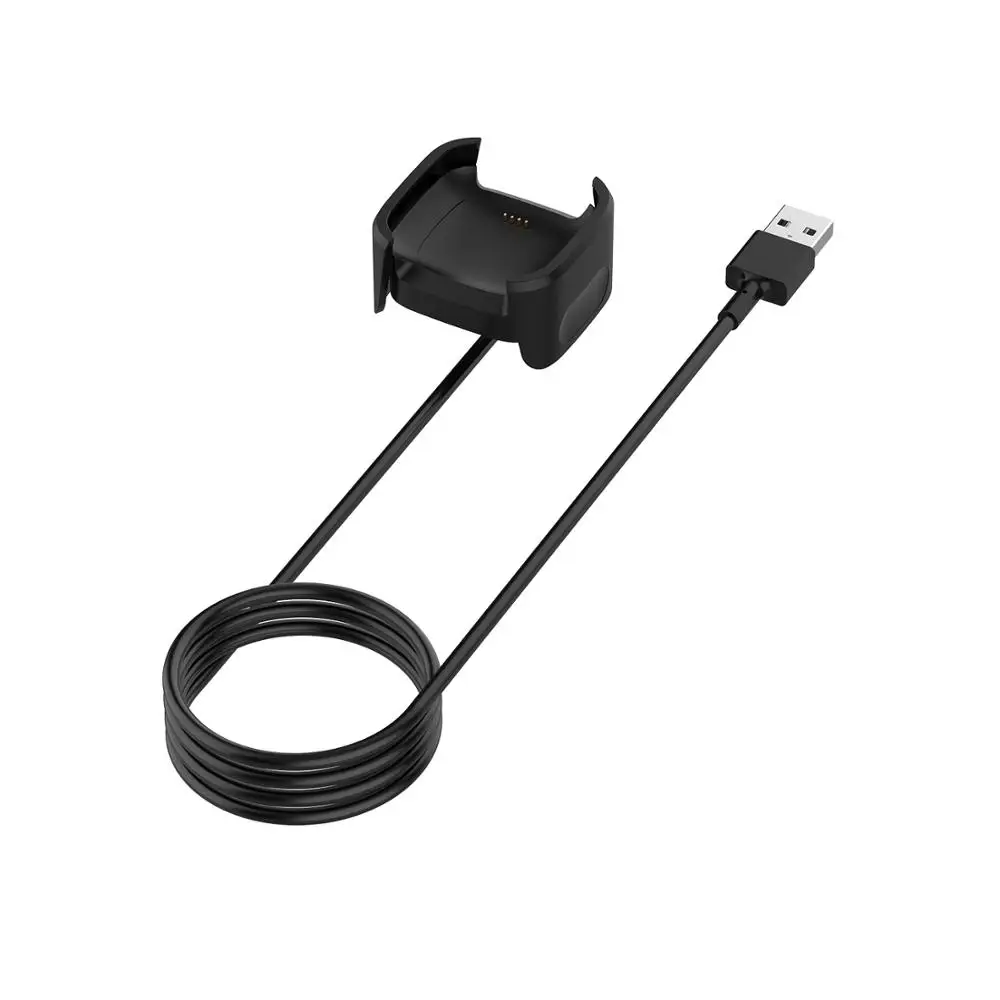 

Сменное Зарядное устройство USB для браслета Fitbit Versa 2, USB-кабель для зарядки умных часов для Fitbit Versa, док-адаптер для браслета, 100 см