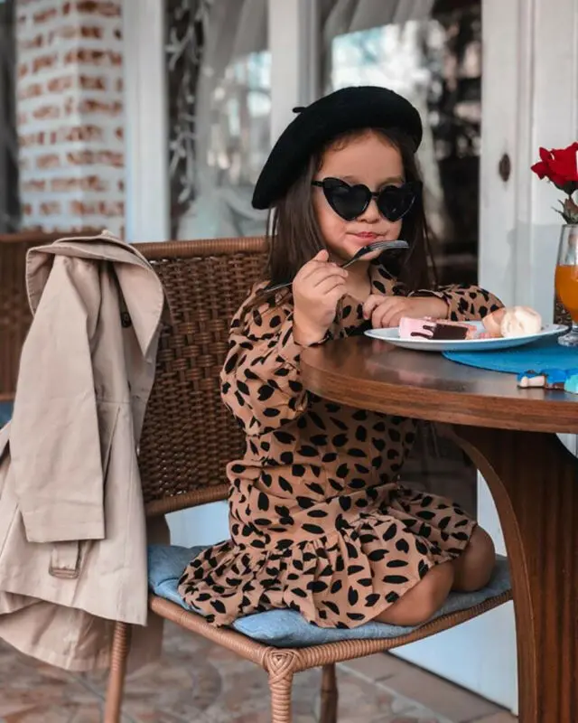 Для малышей леопардовые для и девочек с принтом милая Одежда Летние блузки