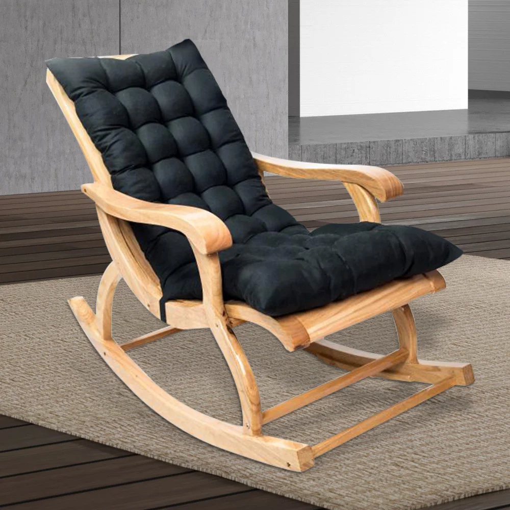 

Non-Slip Rocking Chair Cushions Pillow Seat Back Cushion Pad Soft Home Garden Patio Outdoor Cushions Pads Foldable Mat 120x50CM