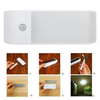 human body induction lamp night light 12 led rechargeable night light usb motion detector induction sensor for wardrobe bedroom
