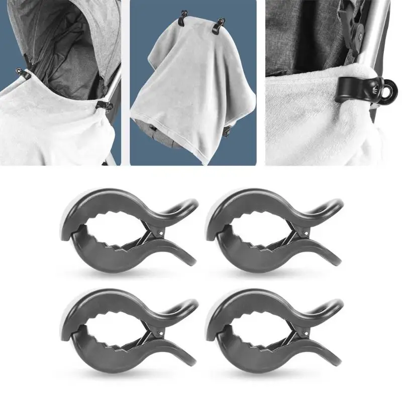 

4 Pack Baby Car Seat Accessories Pushchair Toy Clip Pram Stroller Peg To Hook Cover Blanket Mosquito Net Clips Best Baby Shower