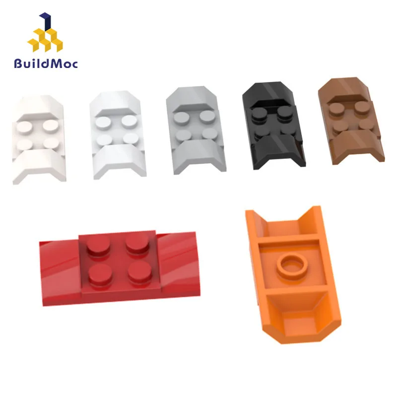 

BuildMOC Compatible Assembles Particles 3787 2x4 Fender For Building Blocks Parts DIY Electric Educational Bricks Children Gifts