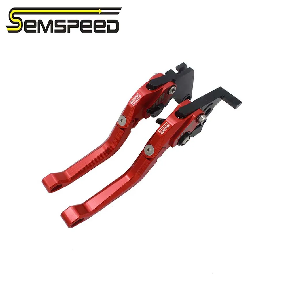 

SEMSPEED For Kawasaki ZX-6 1990-1999 W800/SE 12-16 ZZR600 90-04 Motorcycle CNC 3D Rhombus Adjustable Folding Brake Clutch Levers