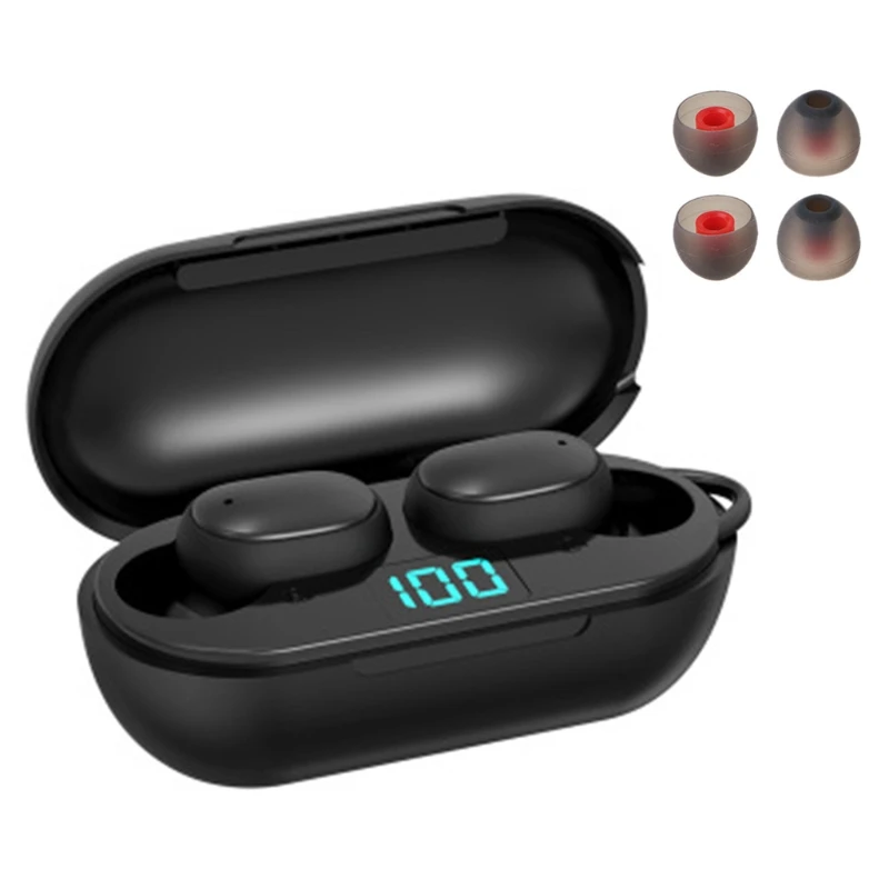 

TWS-стереонаушники H6 с поддержкой Bluetooth 5,0 и зарядным футляром