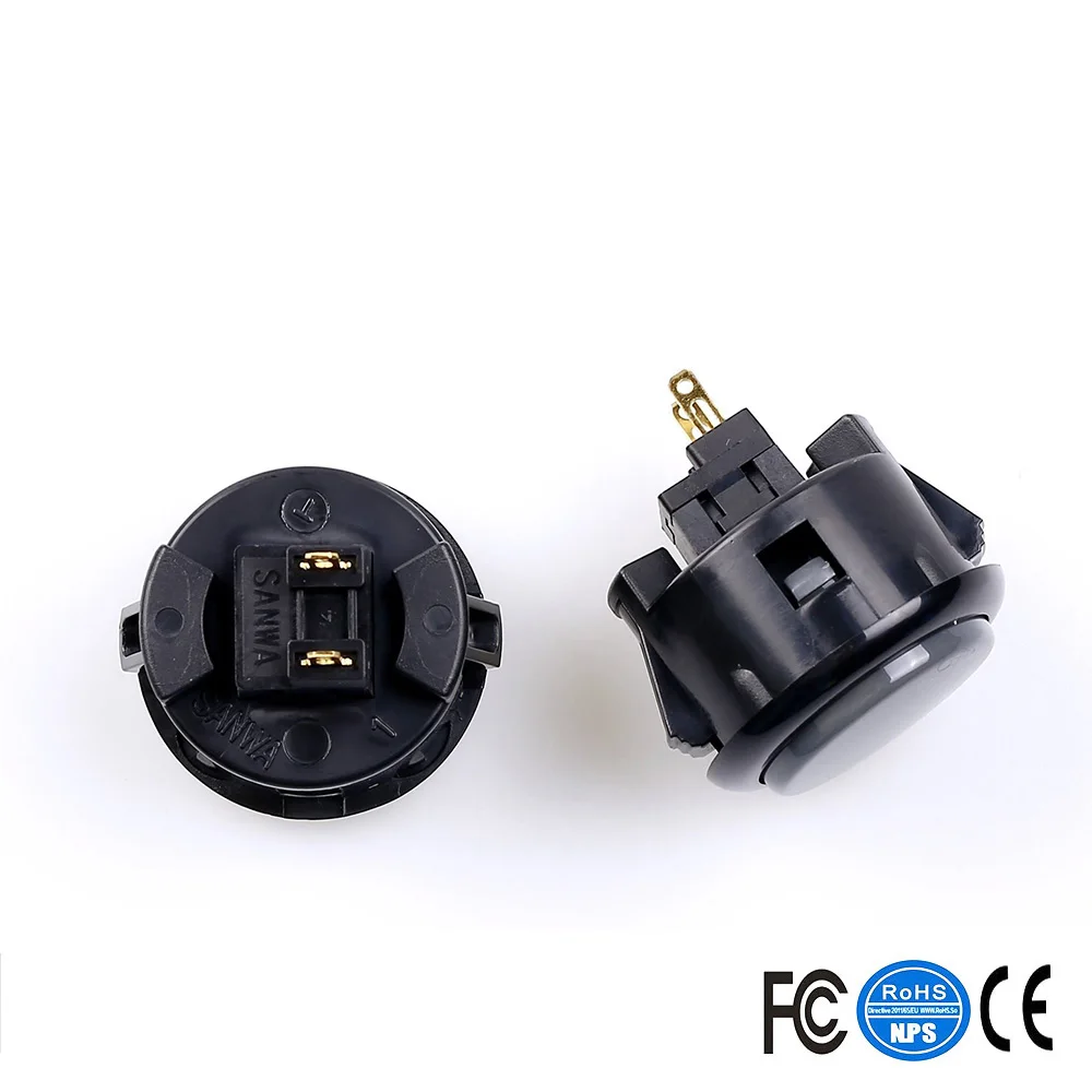 6 шт. SANWA OBSF 30 аркадная кнопка для контроллера USB MAME игровая консоль джойстика