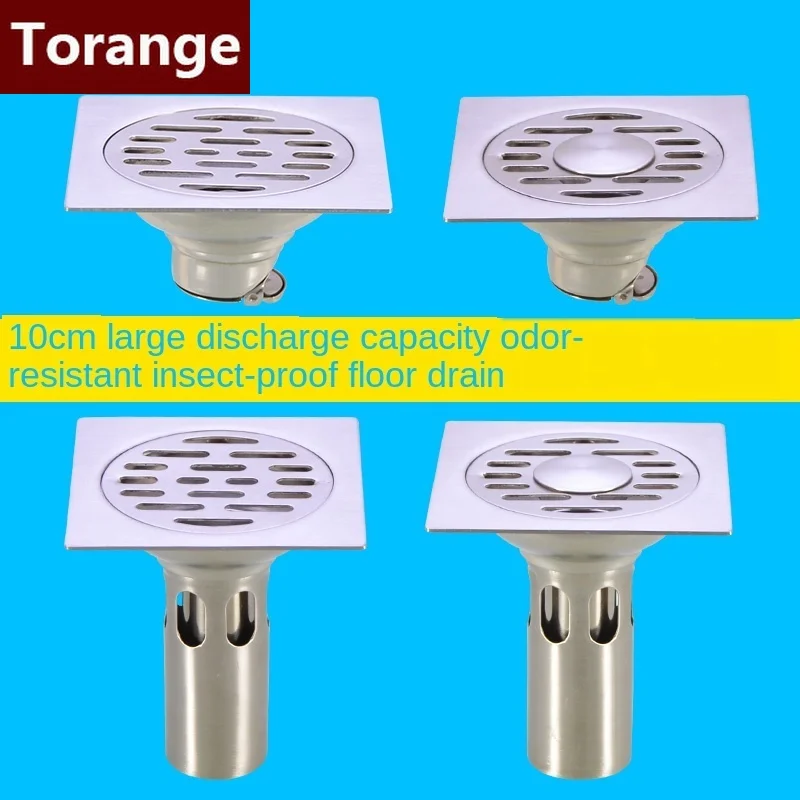 Душ Туалет сток в полу из нержавеющей стали дезодорант стиральная машина тройник