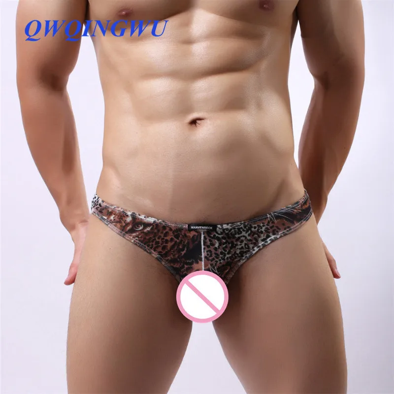 

Men Briefs Underwear Leopard Men's Sexy Breathable Brief Underpants Comfortable Mens Briefs Underwear Shorts Cueca Male Panties