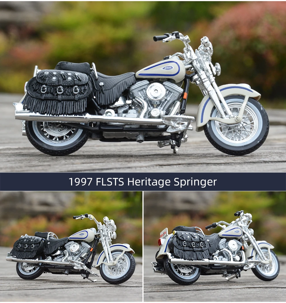 Maisto 1:18 1997 FLSTS Heritage Springer литья под давлением сплав модель мотоцикла Игрушка